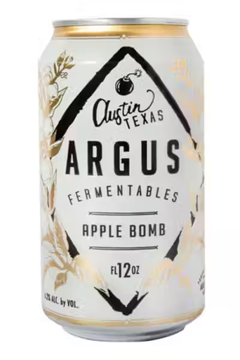 ARGUS APPLE BOMB CIDER CN 6PK 12OZ CASES ONLY 4/PK