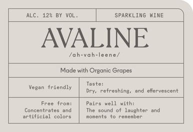 AVALINE SPARKLING WINE 750ML