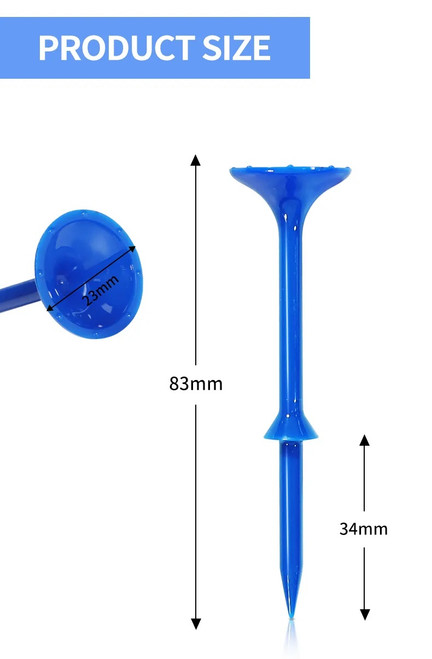 Consistent-Height Super Birdbath Tees - 3-1/4" (6-pk. - Blue) Consistent-Height Super Birdbath Tees - 3-1/4" (6-pk. - Blue)