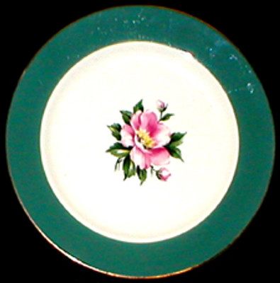 Homer Laughlin Empire Green Bread Plate 4" in the Homer Laughlin Empire Green pattern. Shop China Lane for replacement china.