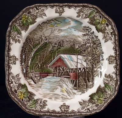 Johnson Brothers Friendly Village Salad Plate Covered Bridge - Friendly Village by Johnson Brothers.