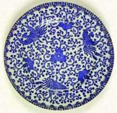 Japan China - Phoenix Bird - Platter