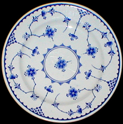 Furnivals - Denmark ~ Blue - Bread Plate