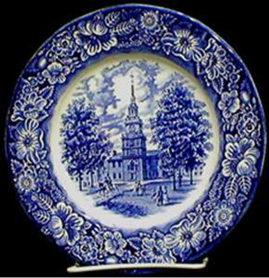 Staffordshire - Liberty Blue - Platter~Medium