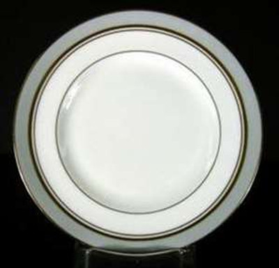 Royal Worcester - Howard ~ Gray/Gold Trim - Bread Plate