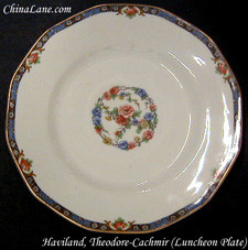 Haviland Cachmir Dinner Plate 8" in the Haviland Cachmir pattern. Shop China Lane for replacement china.
