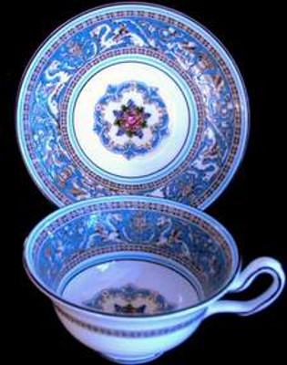 Wedgwood - Florentine Turquoise W/Center Design - Cup