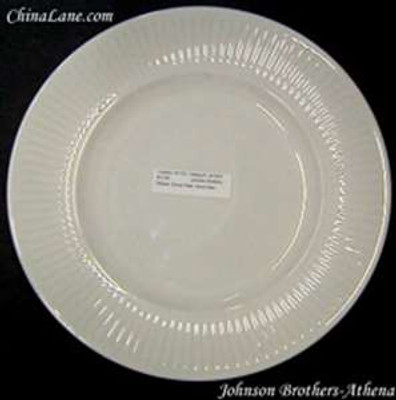 Johnson Brothers - Athena ~ White (Undecorated Ribbed) - Dessert Bowl