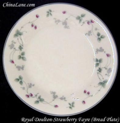 Royal Doulton - Strawberry Fayre ~ Red - Bread Plate