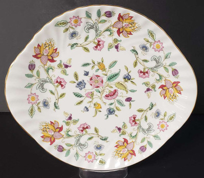 Minton - Haddon Hall B1451 (Gold Trim)- Cake Plate