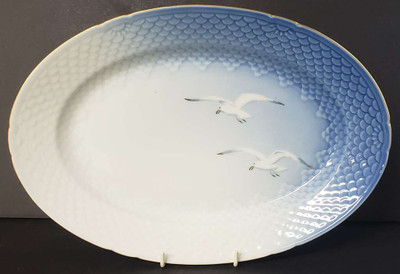 Bing and Grondahl - Seagull ~ Gold Trim - Platter #16