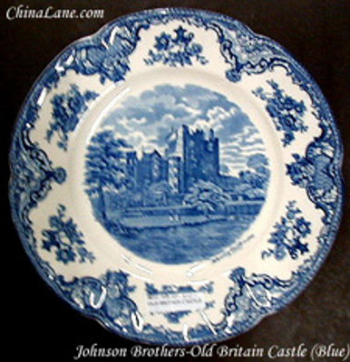 Johnson Brothers - Old Britain Castles ~ Blue - Oval Bowl