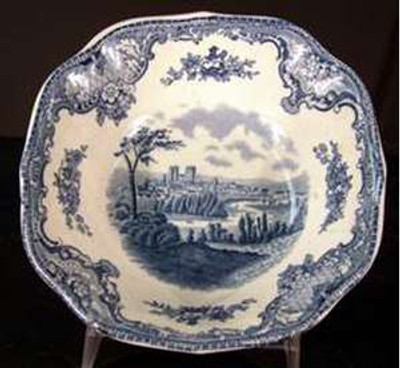 Johnson Brothers - Old Britain Castles ~ Blue - Cereal Bowl