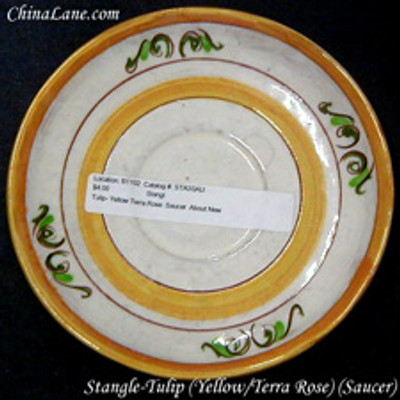 Stangl - Tulip ~ Yellow Terra Rose - Salad Plate