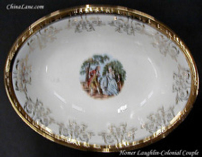 Homer Laughlin - Colonial Couple - Salad Plate