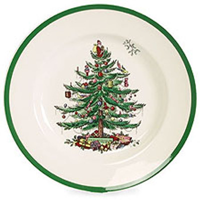 Spode Christmas Tree Green Trim S3324 Bell - collectible replacement piece by Spode.