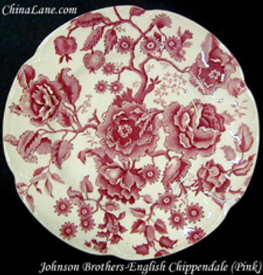 Johnson Brothers - English Chippendale ~ Pink - Salad Plate