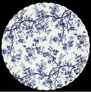 Johnson Brothers Old Bradbury Blue on White Creamer - collectible replacement piece by Johnson Brothers.