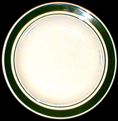 Gibson - CL1 ~ White w/ Green Trim - Bread Plate