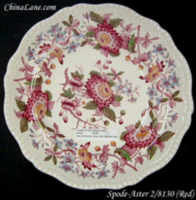 Spode - Aster 2/8130 ~ Red - Oval Bowl