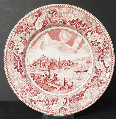 Johnson Brothers Historic America Pink Flat Cup, 2 1/4" Flat