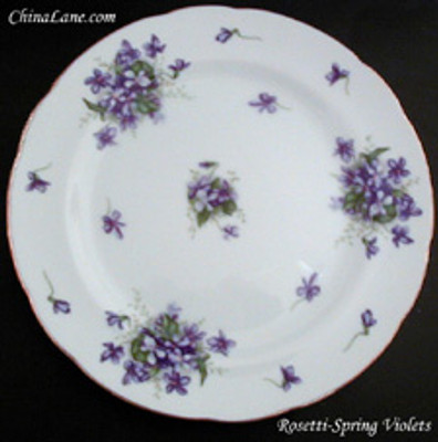 Rossetti - Spring Violets (Japan) - Dessert Bowl