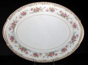 Noritake Somerset 5317 Platter, 13 3/4" With Scrolls