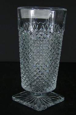 Westmoreland - English Hobnail ~ Clear - Iced Tea (Square Base)