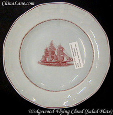 Wedgwood - Flying Cloud ~ Rust - Salad Plate