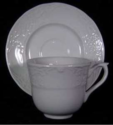Johnson Brothers Richmond White Flat Cup - New from Richmond White by Johnson Brothers at China Lane.