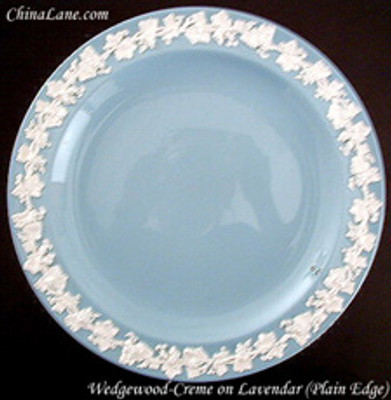 Wedgwood - Cream on Lavender ~ Plain - Platter- Medium