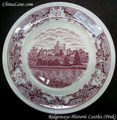 Ridgways - Historic Castles ~ Pink - Salad Plate