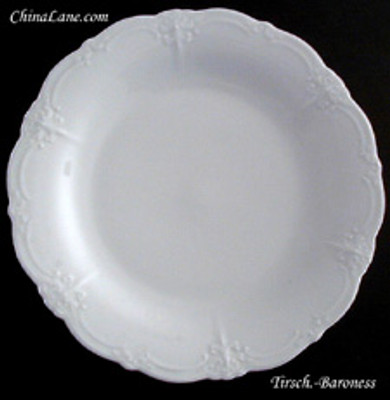 Tirschenreuth - Baronesse ~ White - Bread Plate