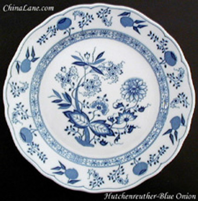 Hutschenreuther - Blue Onion - Bread Plate