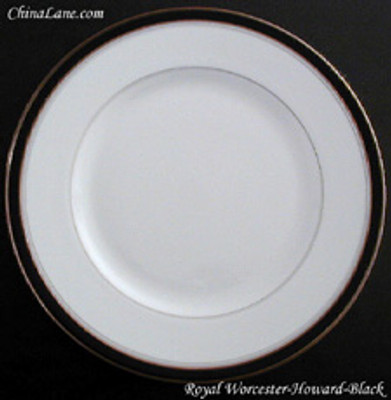 Royal Worcester - Howard ~ Black - Dinner Plate