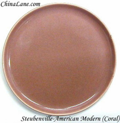 Steubenville - American Modern ~ Coral - Bread Plate