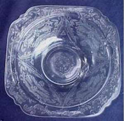 Federal Glass - Madrid ~ Crystal - Dinner Plate