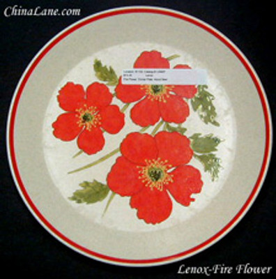 Lenox - Fire Flower - Cup and Saucer