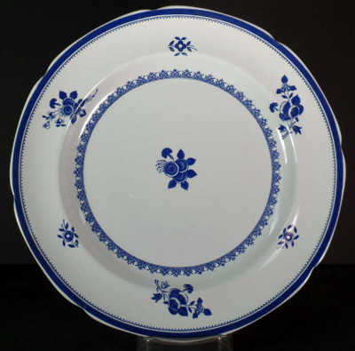 Spode Gloucester Blue (No Trim) Y2989 Bread Plate - About New - collectible replacement piece by Spode.
