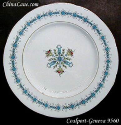 Coalport - Geneva 9560 ~ Athens Shape - Dinner Plate