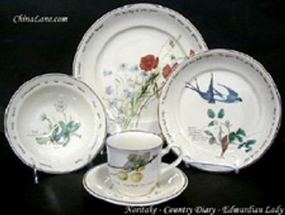 Noritake - Country Diary~ Edwardian Lady 1906 - Saucer