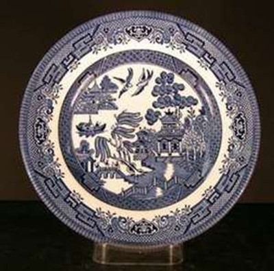 Churchill - Willow ~ Blue (Georgian Shape) - Saucer