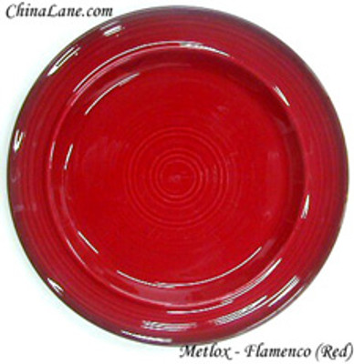 Metlox - Flamenco~ Red - Platter- Small