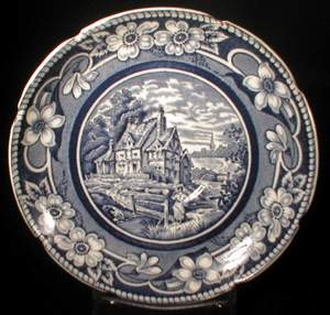 Coalport Pastoral Blue Cup - collectible replacement piece at China Lane.