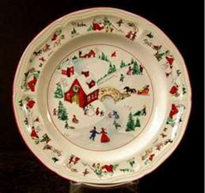 Farberware - White Christmas 391 - Salad Plate