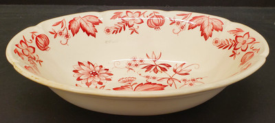 Johnson Brothers Malvern Red Oval Bowl