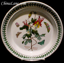 Portmeirion Botanic Garden Salad Plate - Slender Columbine, 8 5/8"