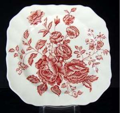 Johnson Brothers Elizabeth Pink Salad Plate - About New from Elizabeth Pink by Johnson Brothers at China Lane.