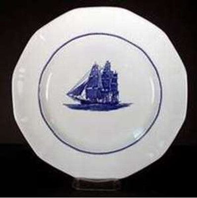 Wedgwood - American Clipper~Blue (York Shape) - Bread Plate