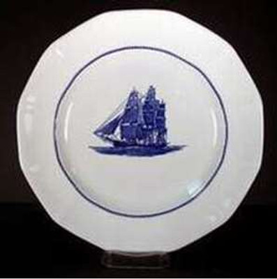 Wedgwood - American Clipper~Blue (York Shape) - Salad Plate